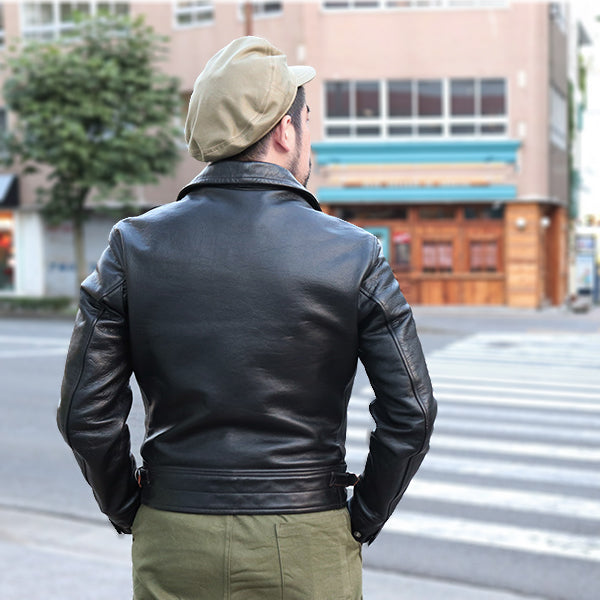 MULHOLLAND SIZE: 36-42 / 1930s MOTORCYCLE JACKET / SINGLE TYPE
