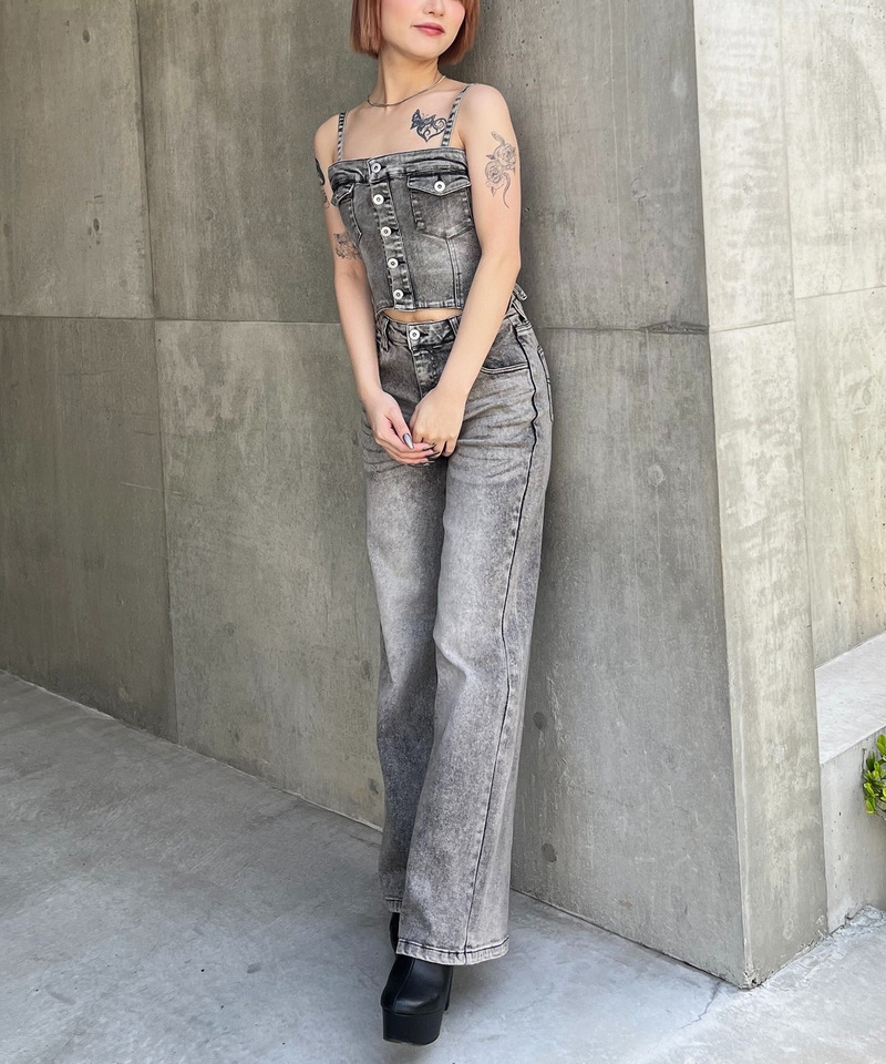 デニムビスチェオールインワン｜SPIRALGIRL スパイラルガール 商品詳細