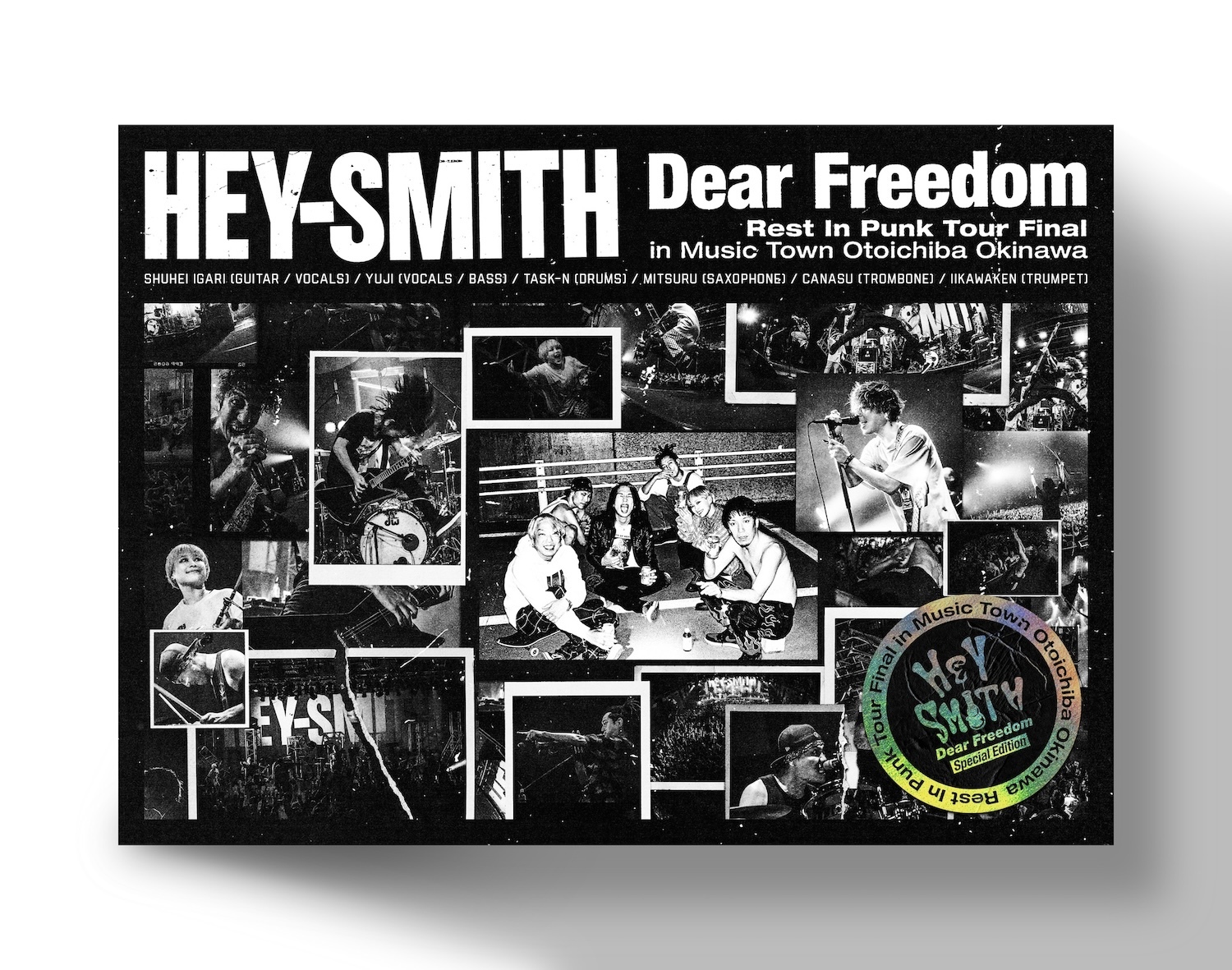 HEY-SMITH『Rest In Punk Tour』DVD＆BDジャケットを公開 『OSAKA