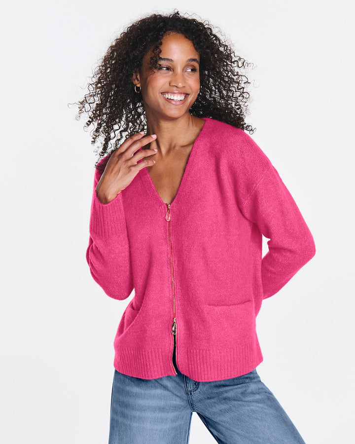 Zeena Zip-Up Cardigan | Splendid