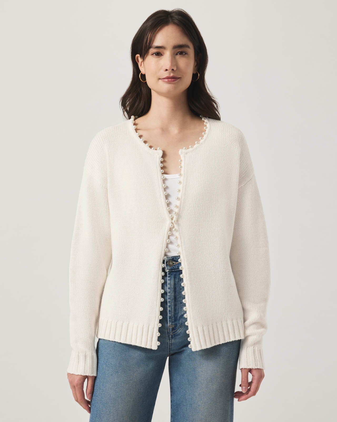 Emmy Cashblend Pearl Cardigan | Splendid