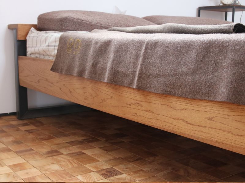 ≪Bed≫【アイアンフレームベッド/SQUAREオリジナル/3サイズ/4材種/2