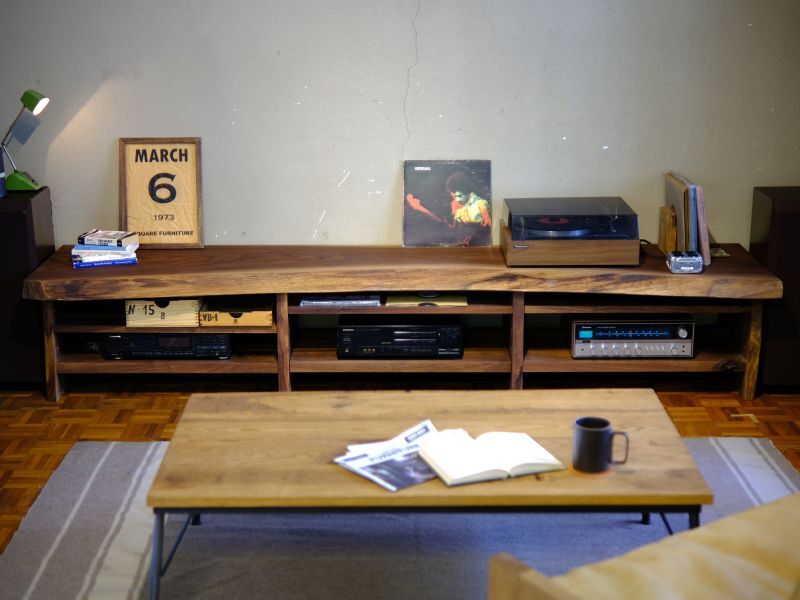 ≪SOLDOUT≫【無垢一枚板 ウォールナット/総無垢/テレビボード/W2460