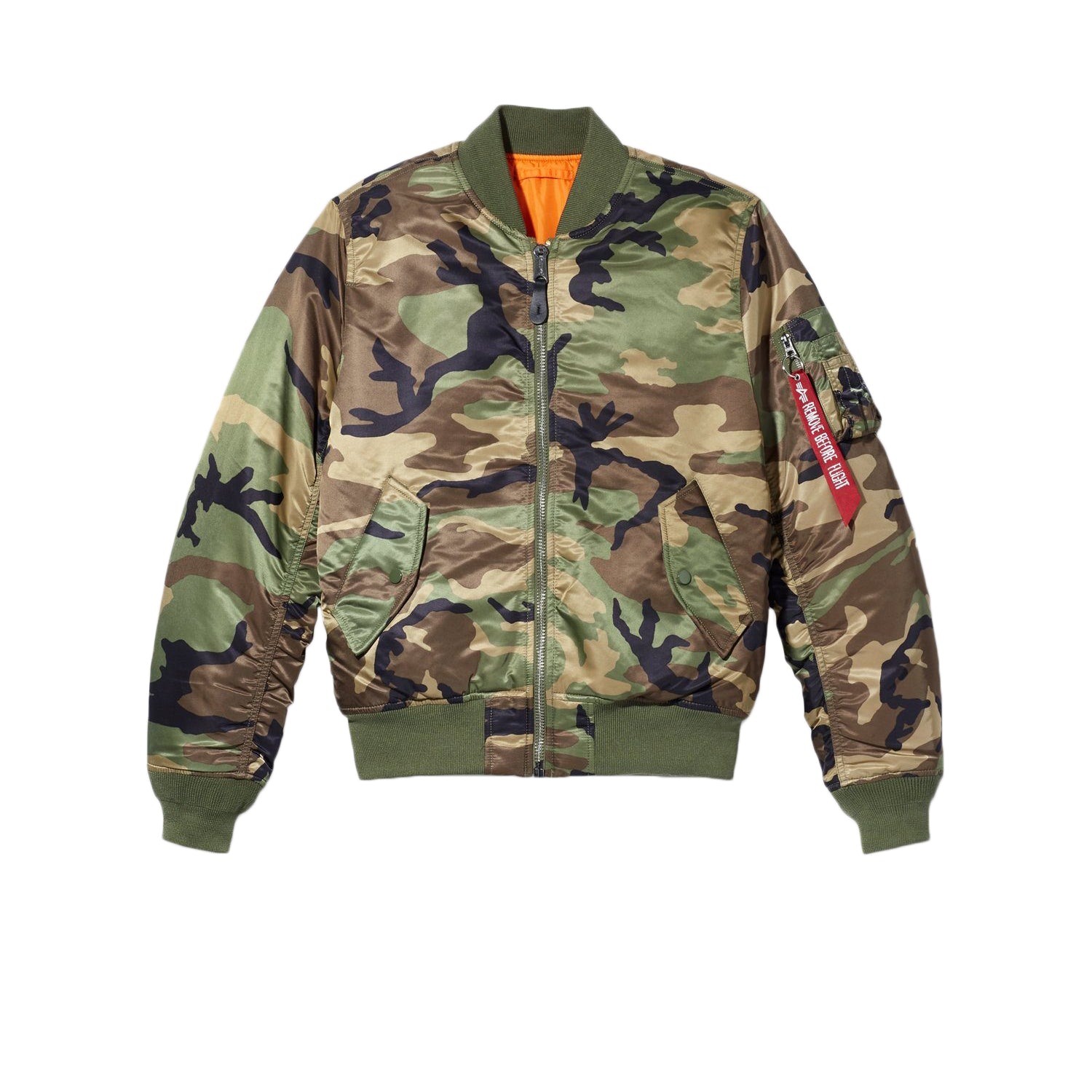 Men's Alpha Industries MA-1 Slim Fit Flight Jacket - Woodlands