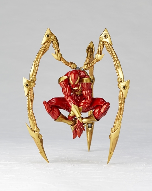 CDJapan : Revoltech Amazing Yamaguchi Spiderman Iron Spider