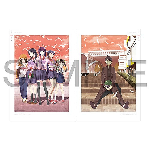 新品未開封】 物語シリーズ Illustration Works 特典付き アニメ〈物語