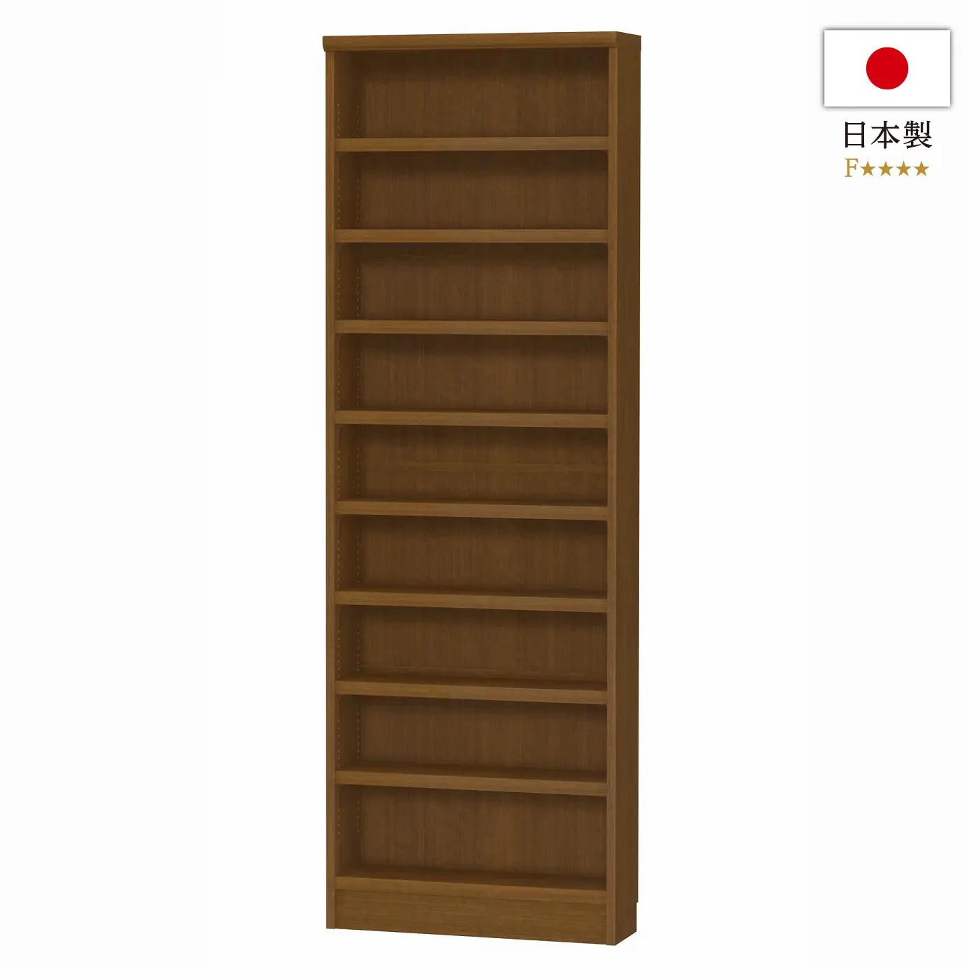 純国産レコードラック 3BOX ブラウン/レコードラック｜CD・レコード