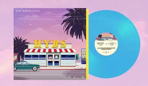 MAKING STEAK (2025 BLUE VINYL)/HYBS/ハイブス/タイ出身の新世代R&B