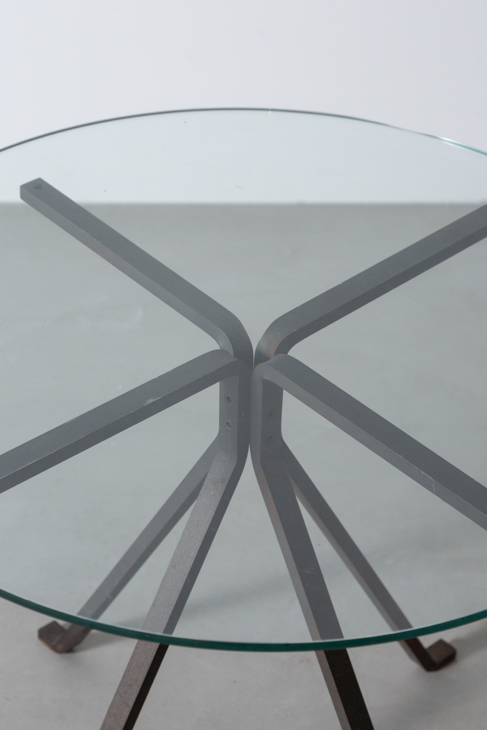 stoop | 'Cugino' Coffee Table by Enzo Mari for Driade in Glass and