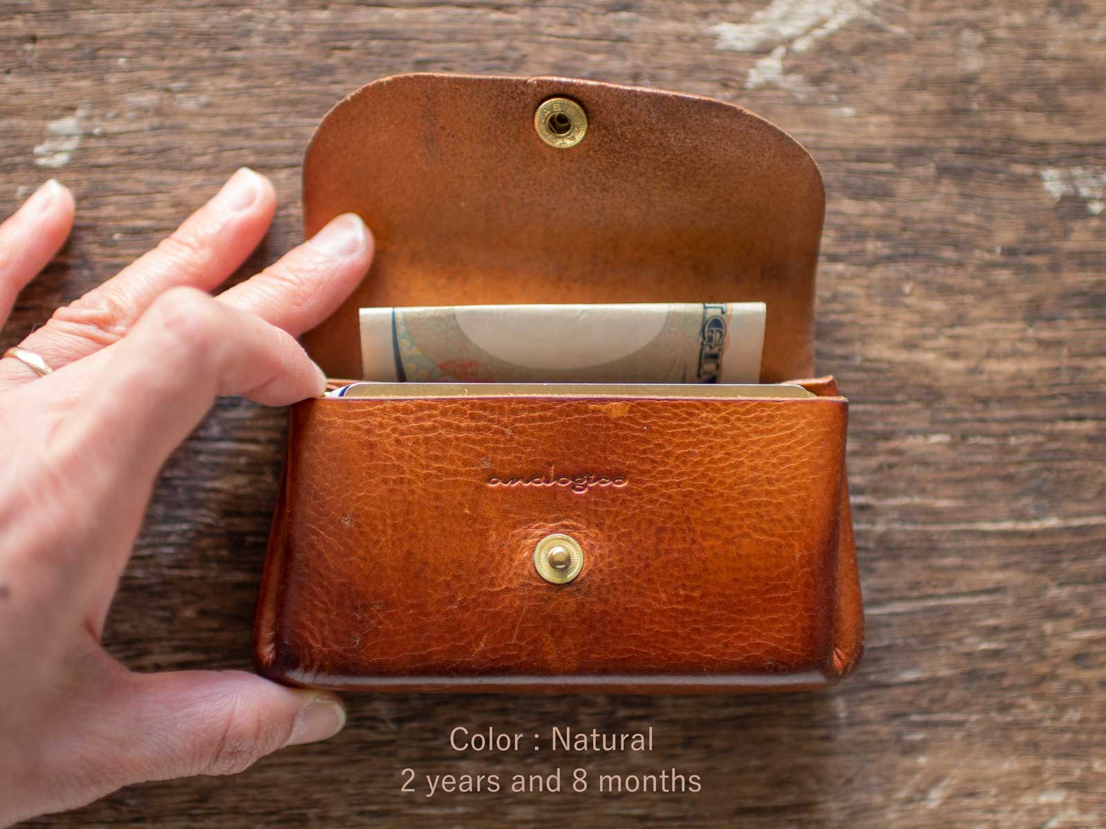 カシメミニ財布 |analogico（アナロジコ）