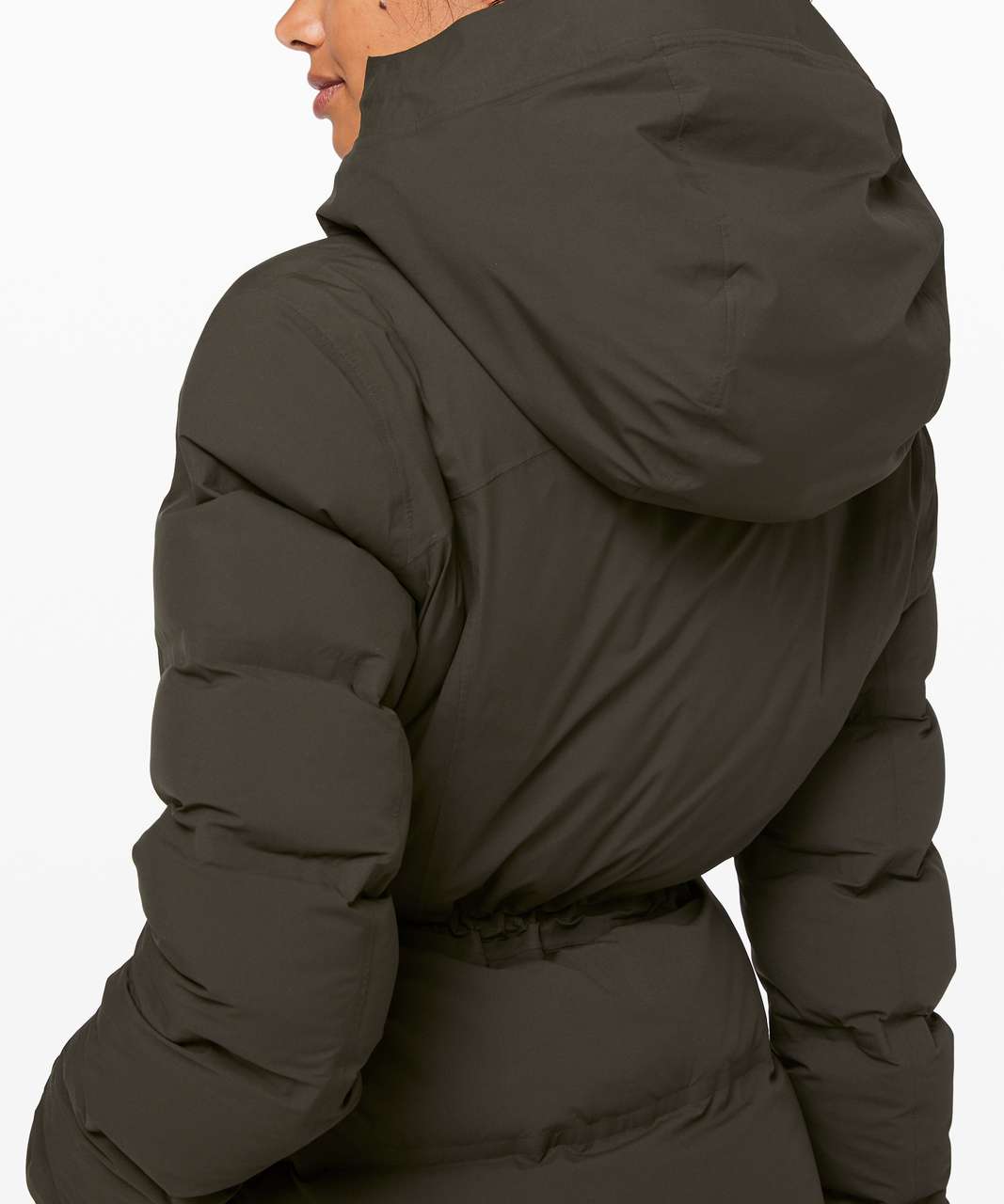 Lululemon Sleet Street Jacket - Dark Olive - lulu fanatics