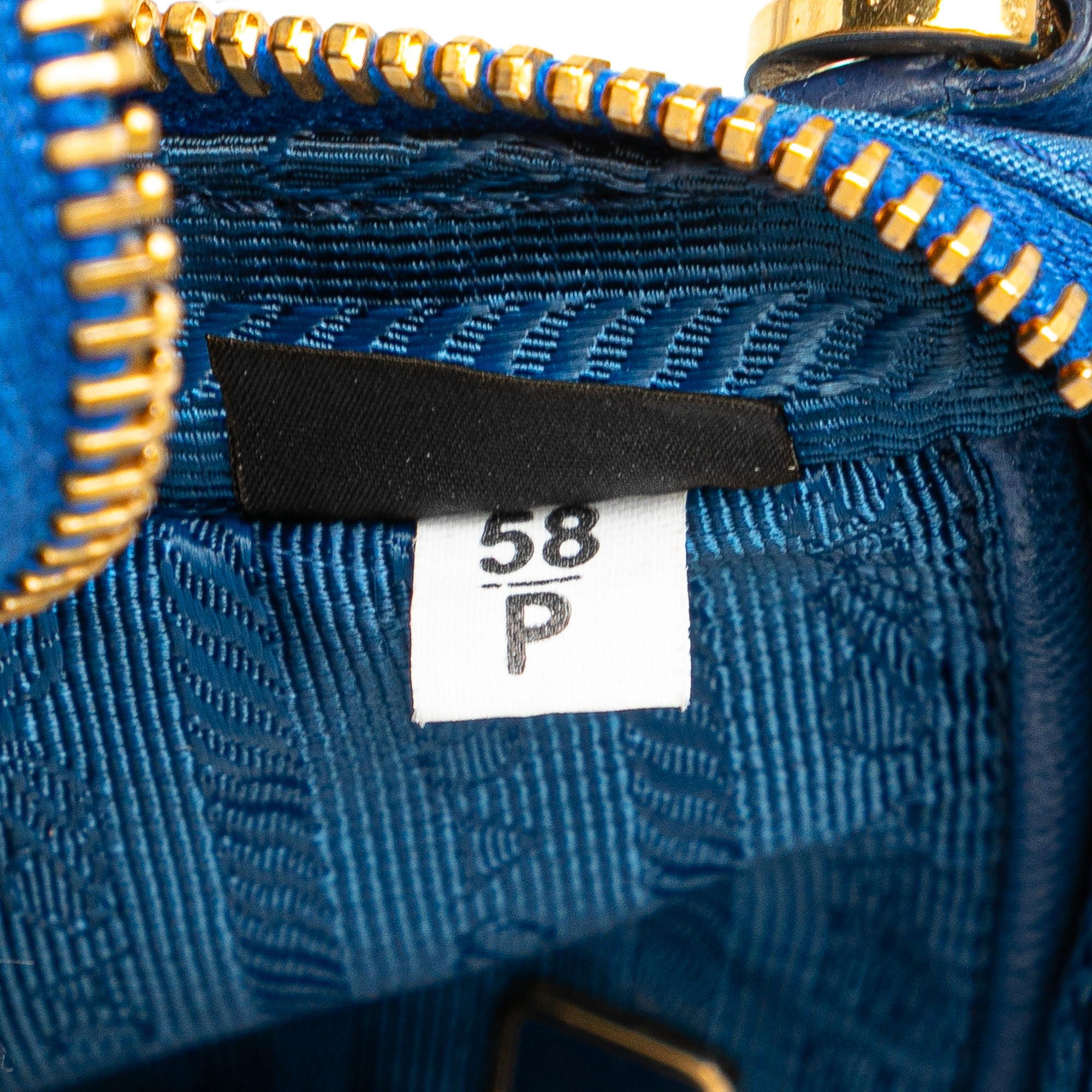 Authenticated Prada Tessuto Fiocco Bow Crossbody Blue Nylon Fabric