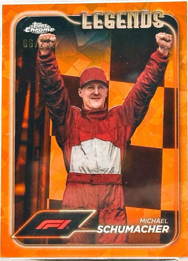 Michael Schumacher [Orange Refractor] #192 Prices | 2024 Topps