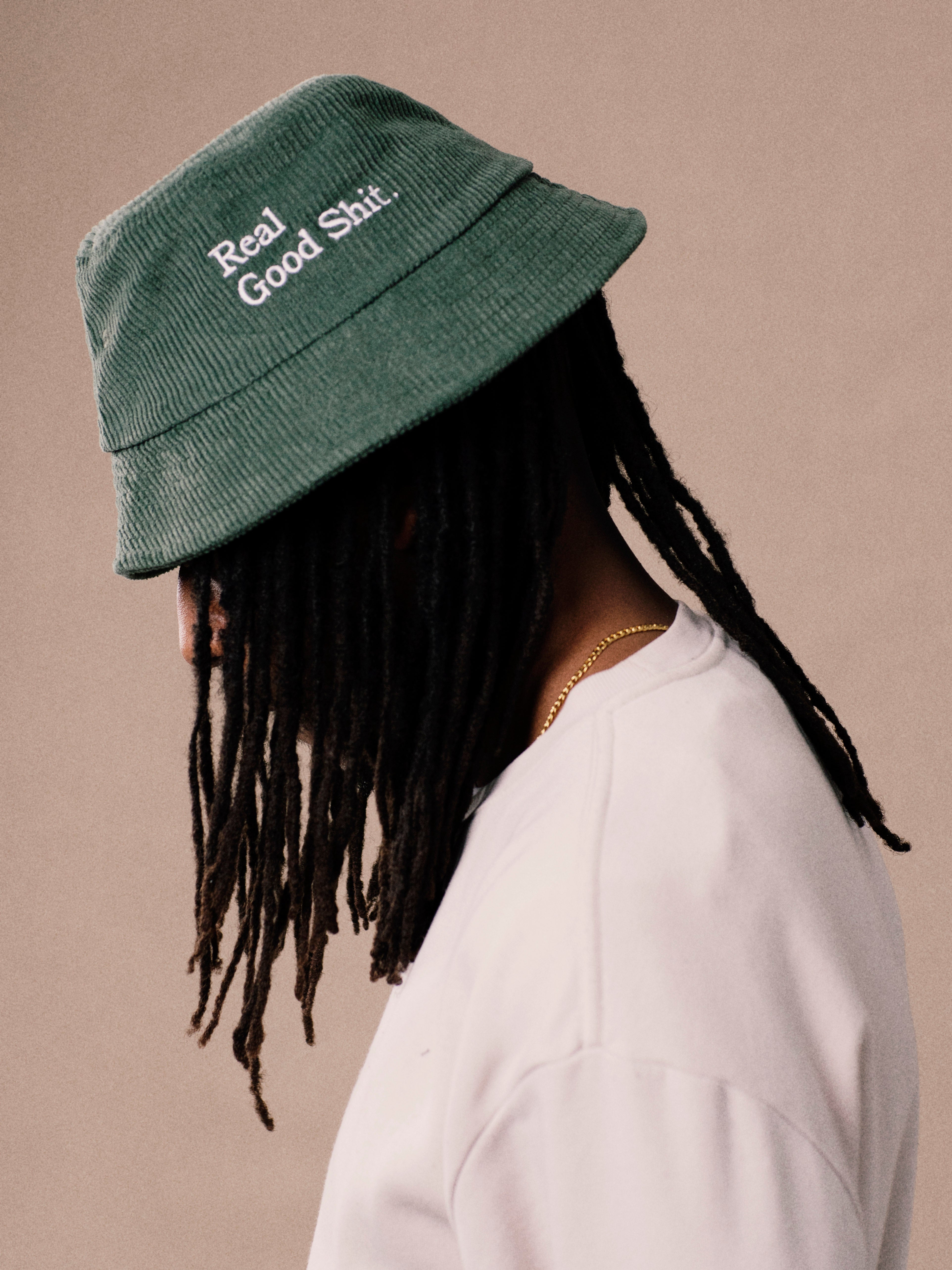Real Good Shit (Green) Corduroy Bucket Hat – Tom Misch (US)