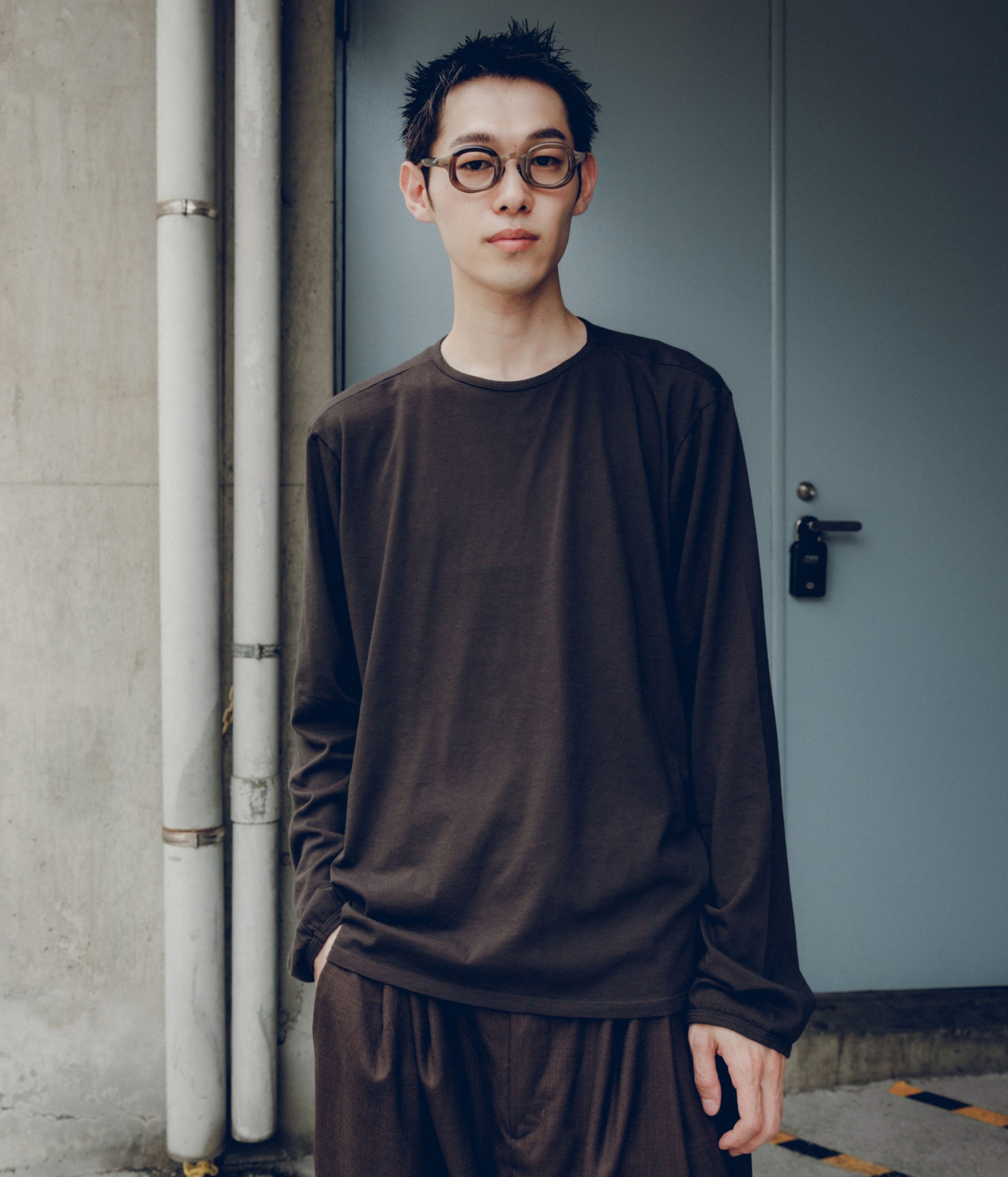 GABRIELA COLL GARMENTS ''NO.87 ORGANIC COTTON LONG SLEEVE T-SHIRT