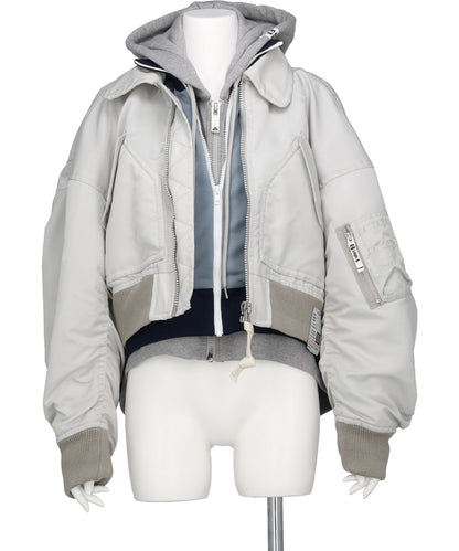 Maison MIHARA YASUHIRO(メゾンミハラヤスヒロ) LAYERED FLIGHT JACKET