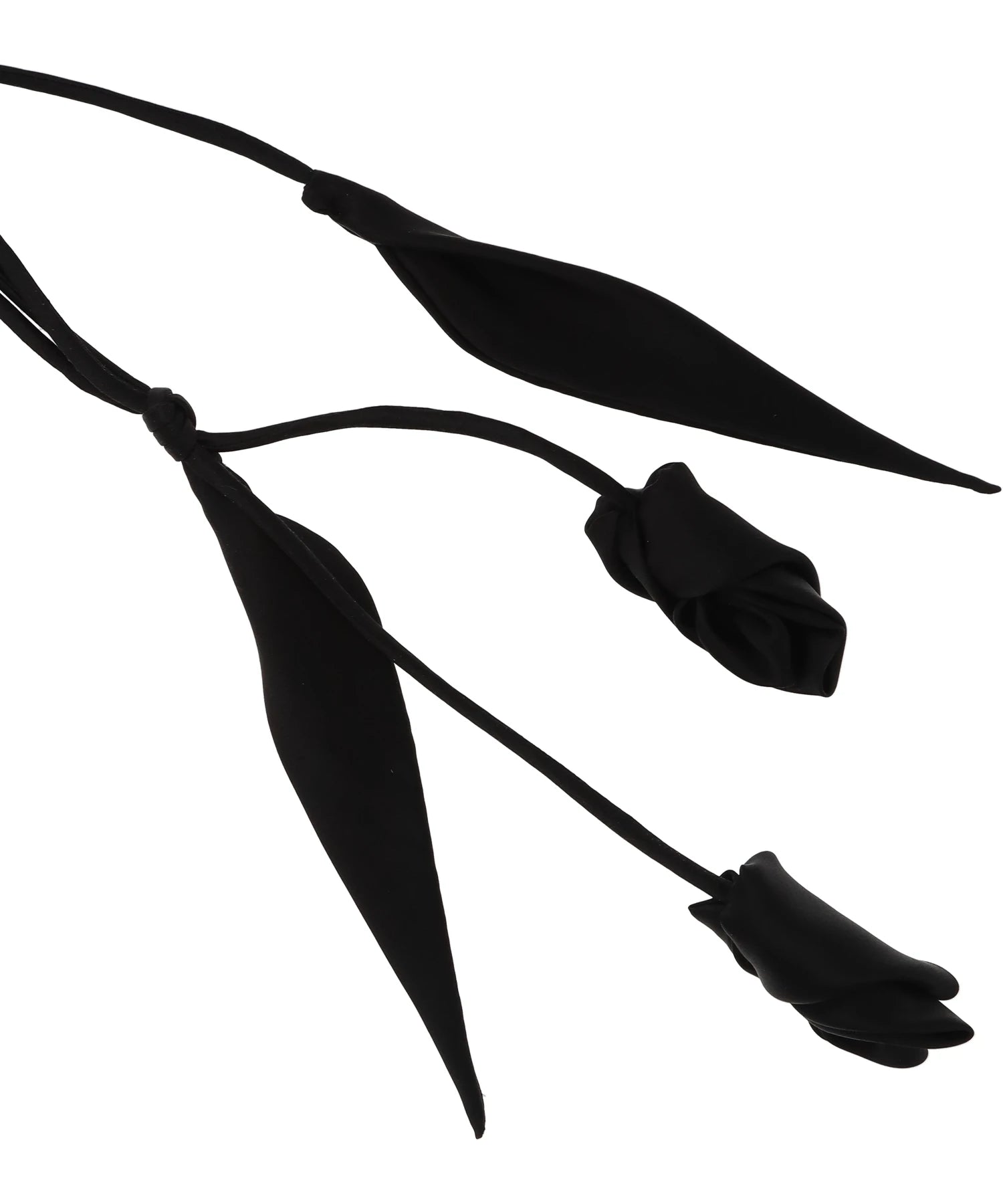 Mame Kurogouchi(マメクロゴウチ) 2026SS FLORAL MOTIF SILK BELT