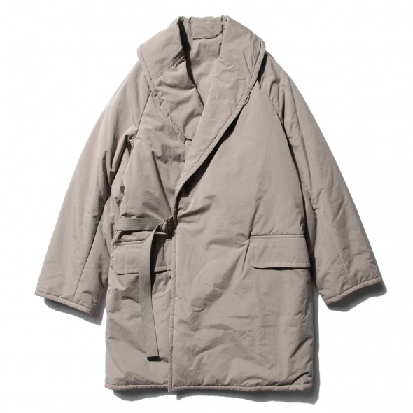COMOLI / コモリ | 中綿 ショールカラーコート - Beige | 通販 - 正規