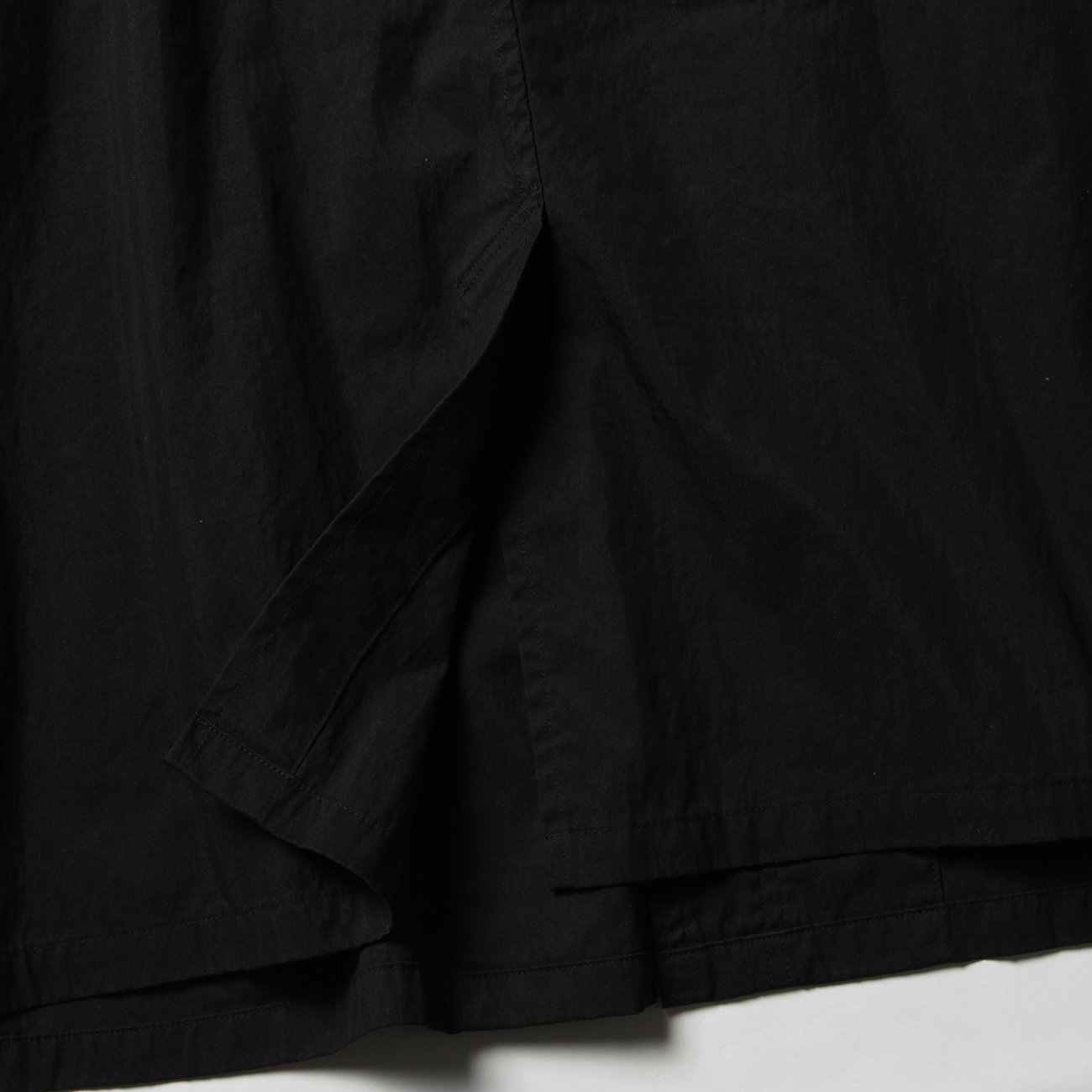 Porter Classic / ポータークラシック | POPLIN RIDING COAT - Black