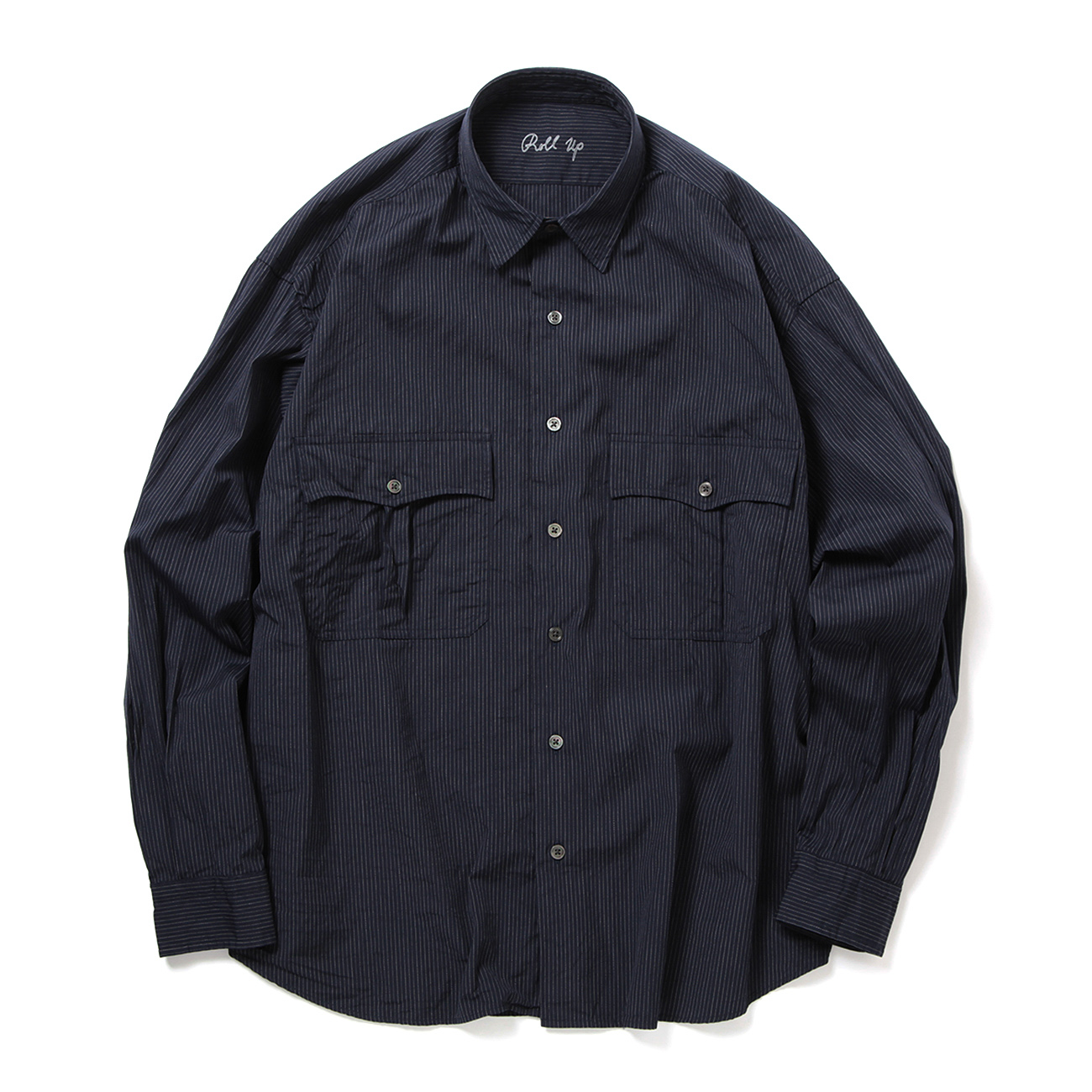 Porter Classic / ポータークラシック | ROLL UP PIN STRIPE SHIRT