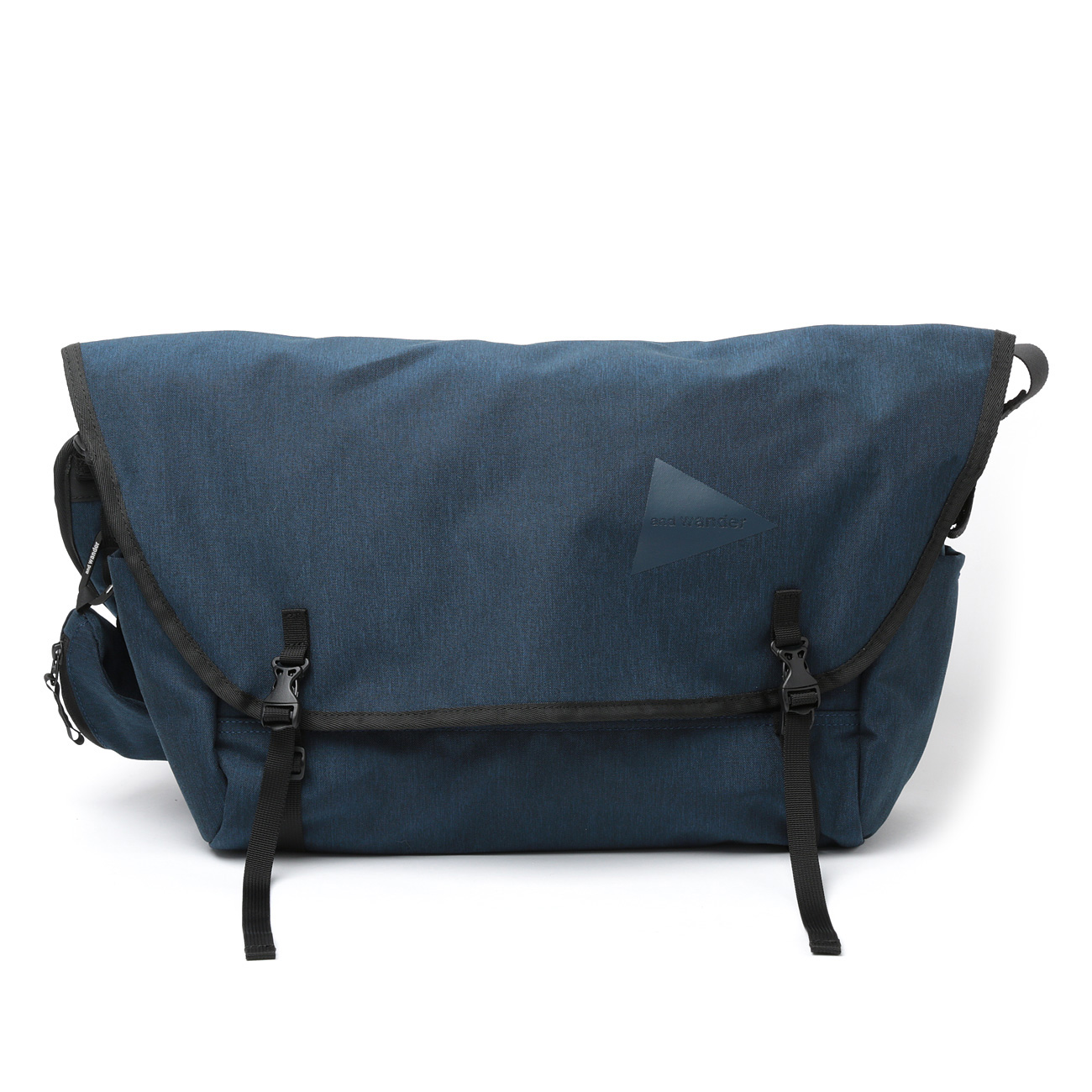 and wander / アンドワンダー | heather messenger bag - Navy | 通販