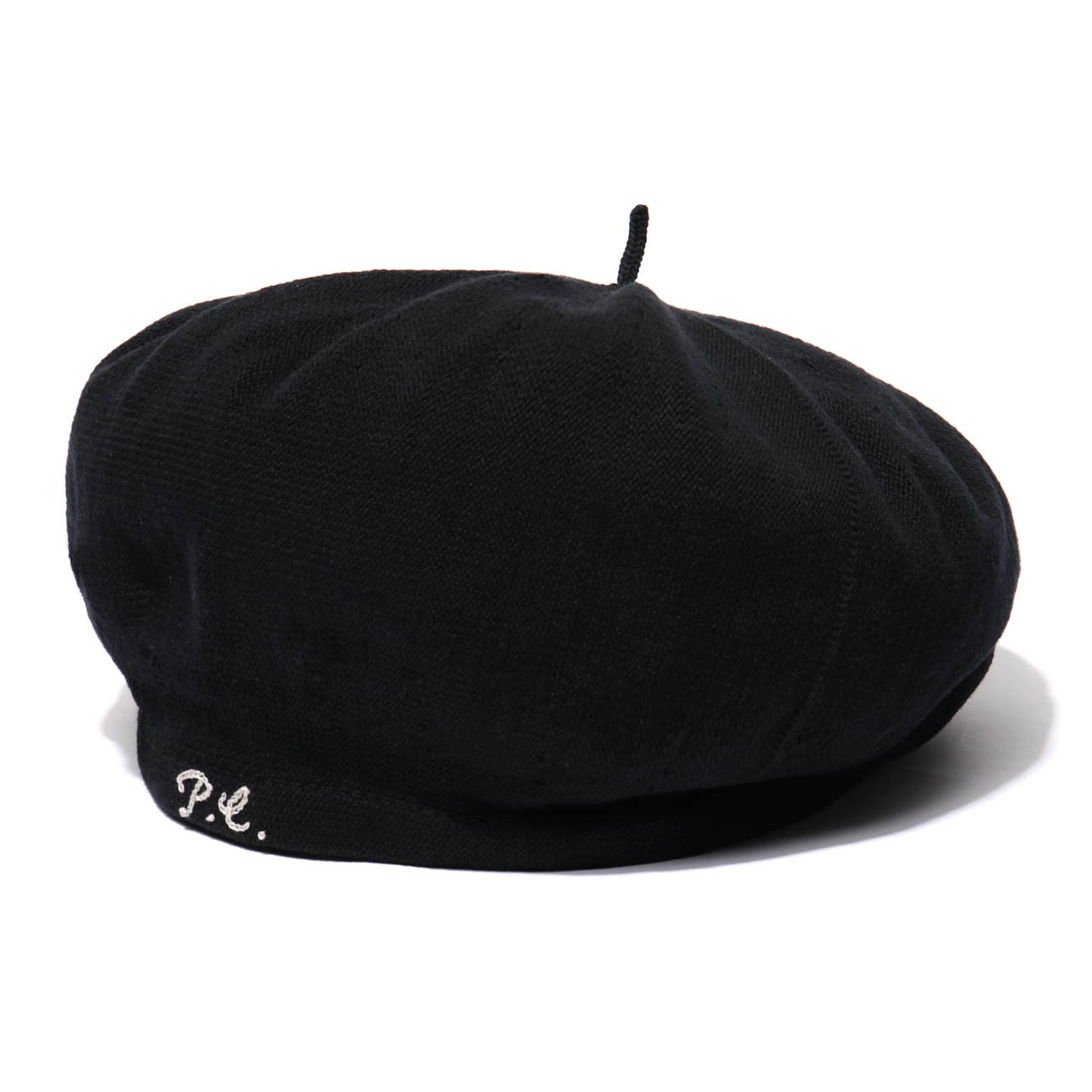 Porter Classic / ポータークラシック | HAND WORK KNIT BERET - Black