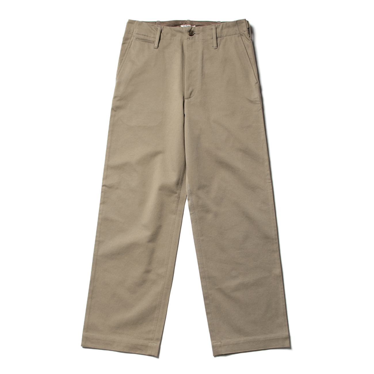 AURALEE / オーラリー | WASHED FINX CHINO PANTS (メンズ) - Gray