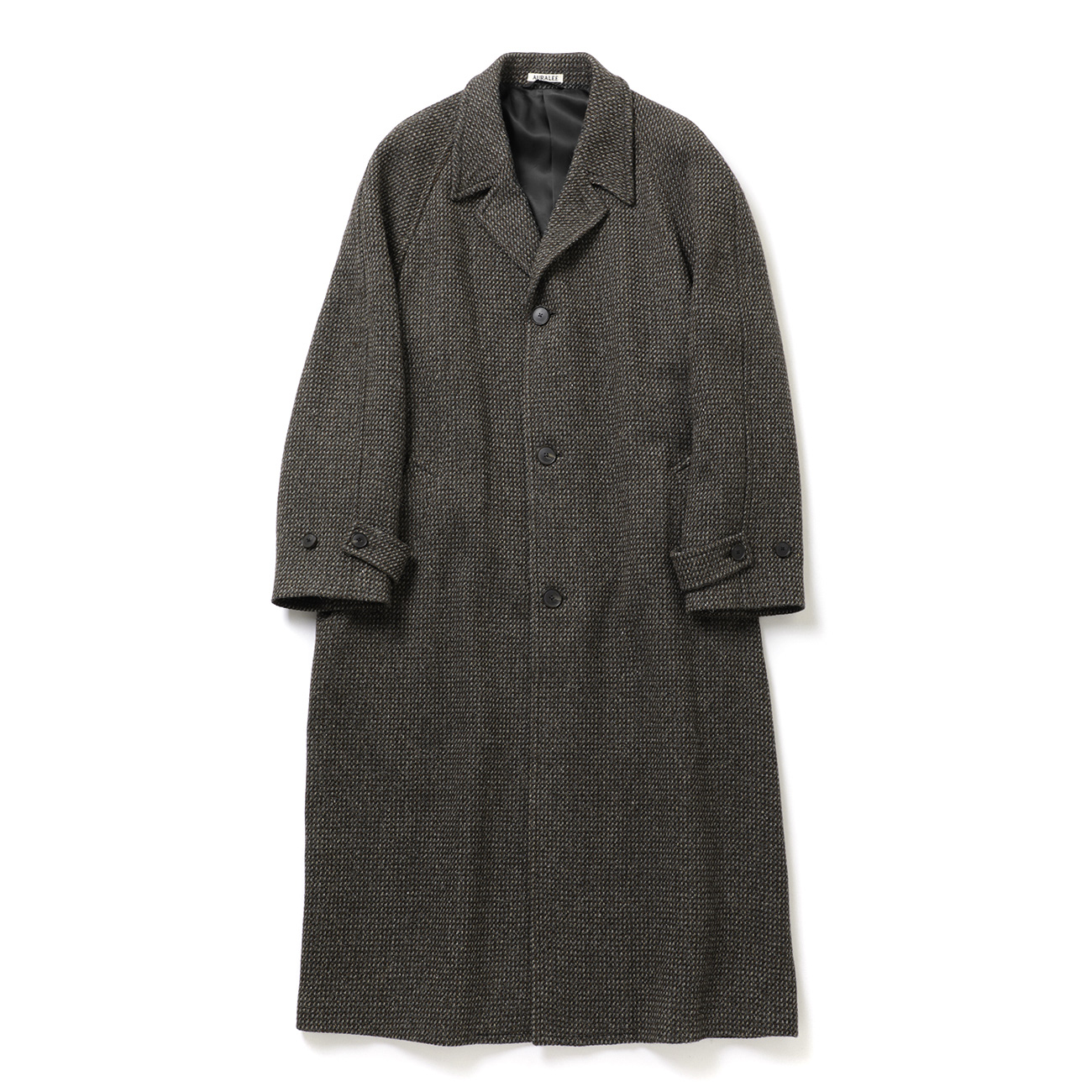 AURALEE / オーラリー | ALPACA WOOL SILK TWEED SOUTIEN COLLAR COAT