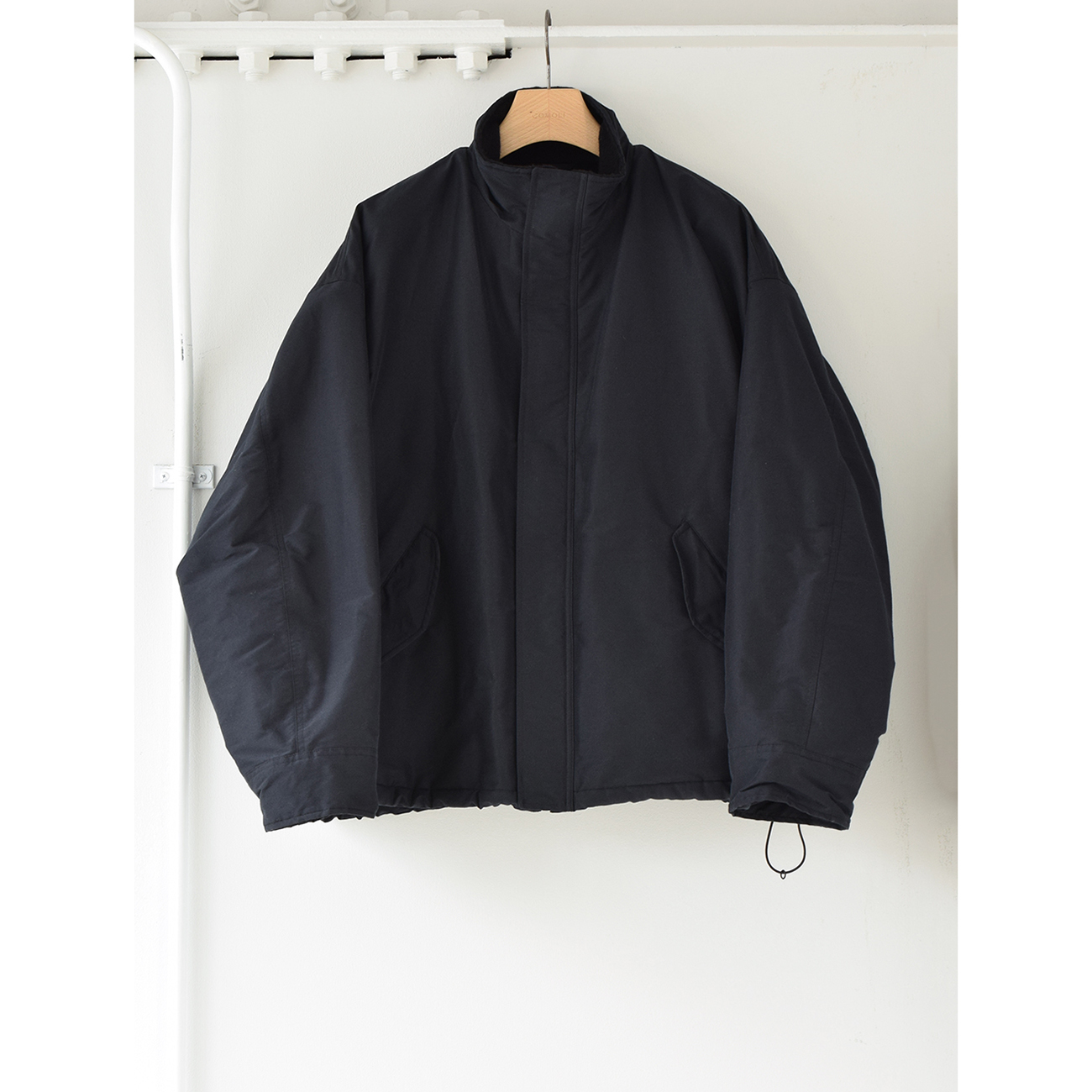 COMOLI / コモリ | ナイロン ショートジャケット - Navy | 通販 - 正規