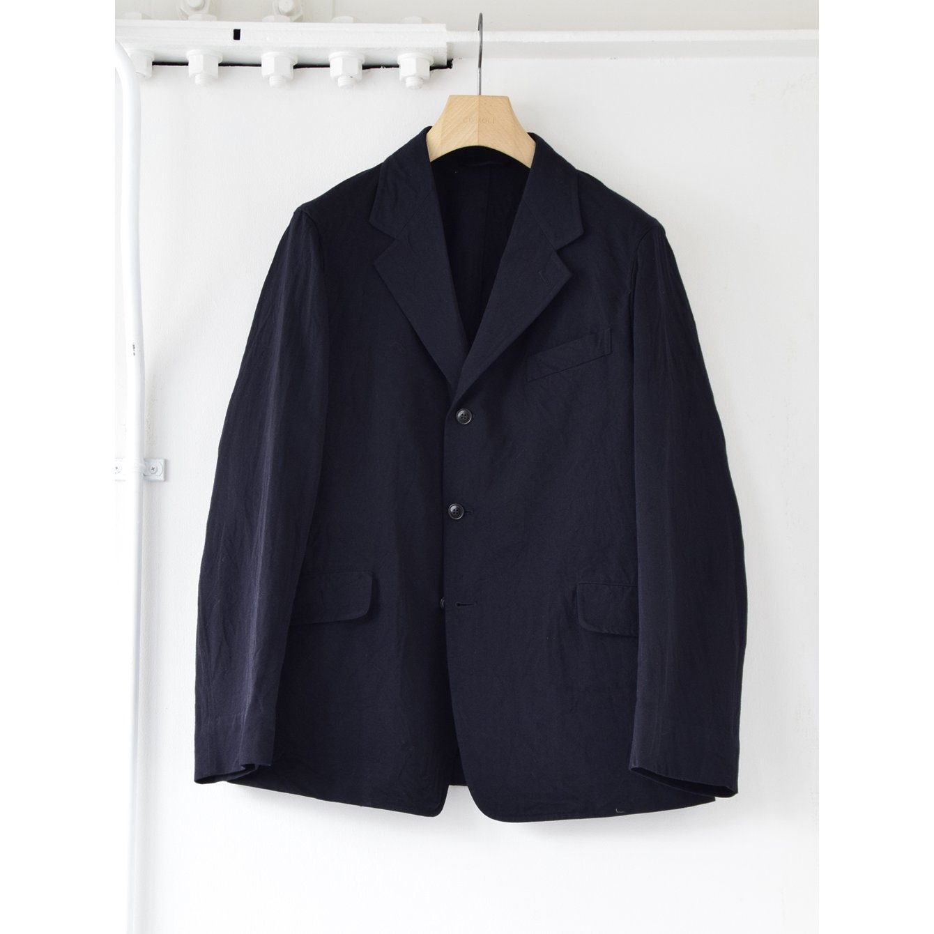 COMOLI / コモリ | ウールギャバ ジャケット - Navy | 通販 - 正規取扱