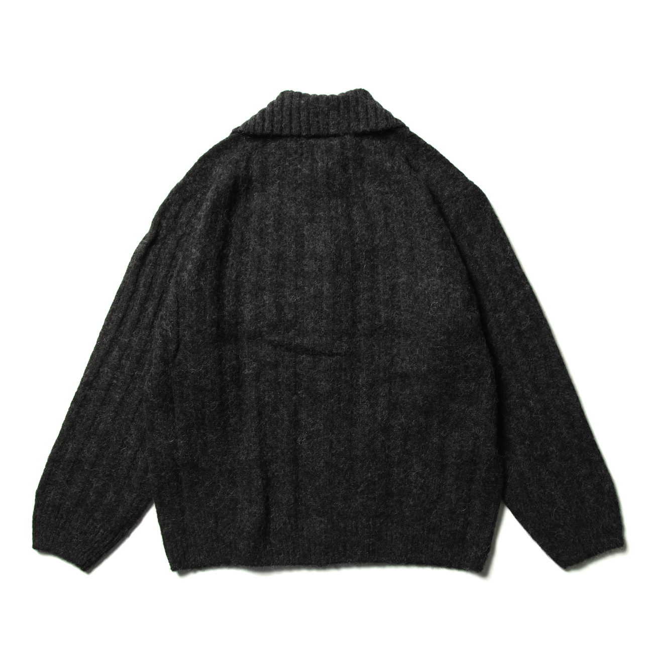 AURALEE / オーラリー | BABY ALPACA WOOL WIDE RIB KNIT CARDIGAN