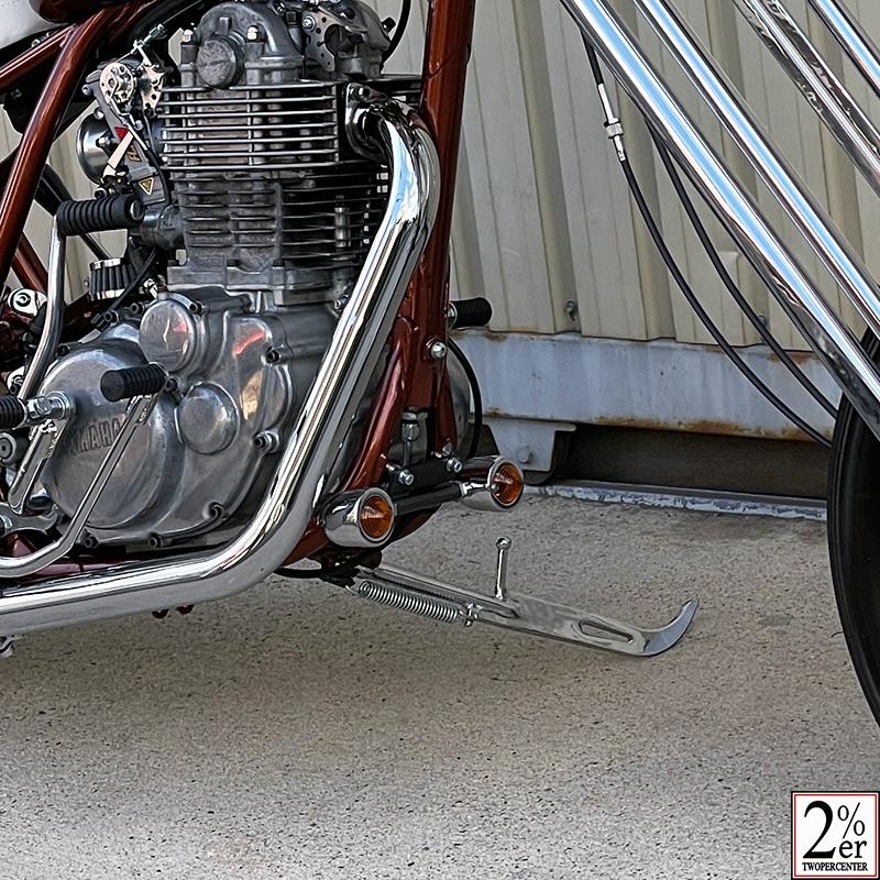 SR400/500 ボトムマウントナローウインカーステー / 2％er