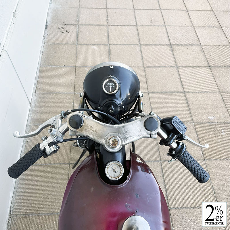 セパレートハンドル用トップブリッジI SR400/500 / 2％er オフィシャル