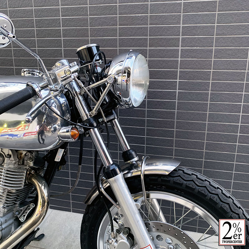 7インチルーカスタイプヘッドライトケース クローム / 2％er