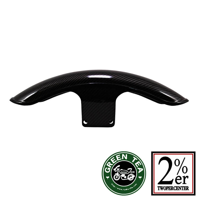 カーボンコラボ フロントSTDショートフェンダー SR400/500 / 2％er