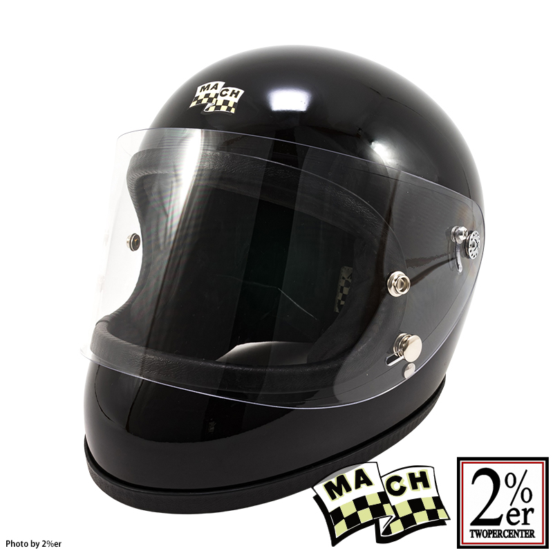 McHAL社 マックヘルメット アポロ ブラック Apollo / 2％er
