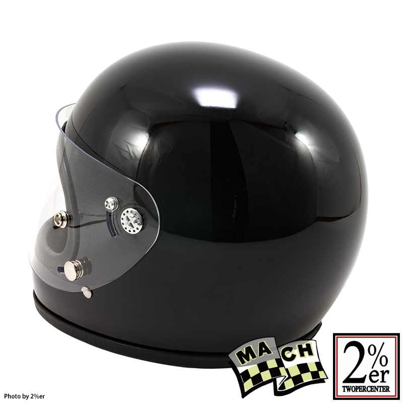 McHAL社 マックヘルメット アポロ ブラック Apollo / 2％er