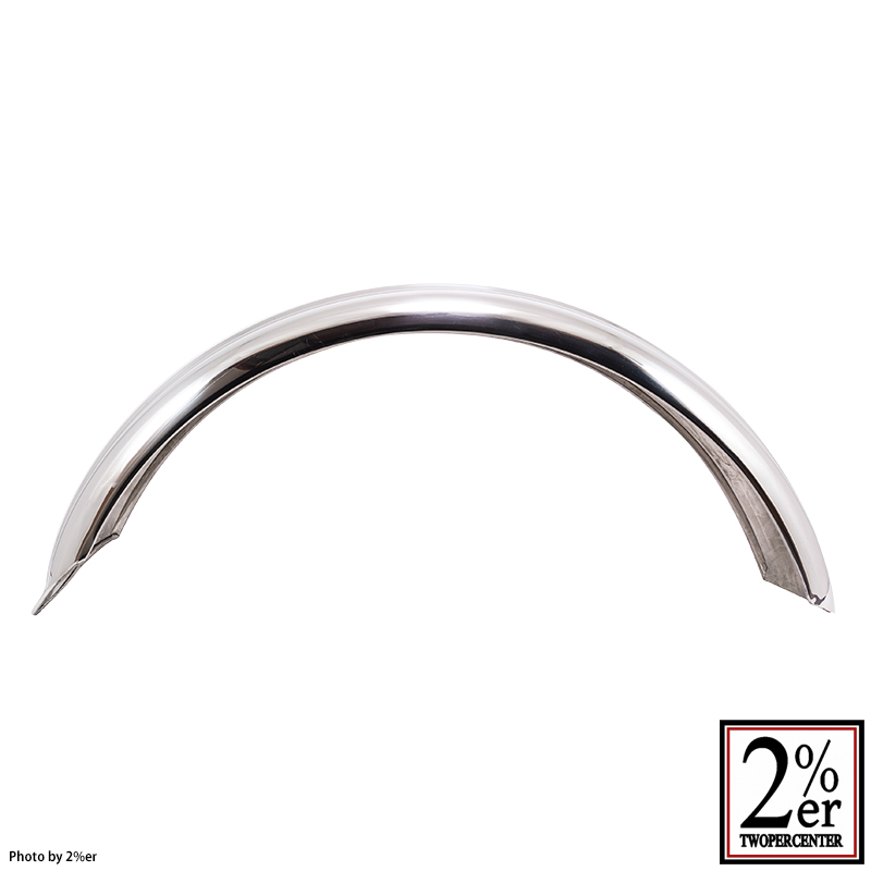 5インチ アルミ センターリブフェンダー バフポリッシュ / 2％er