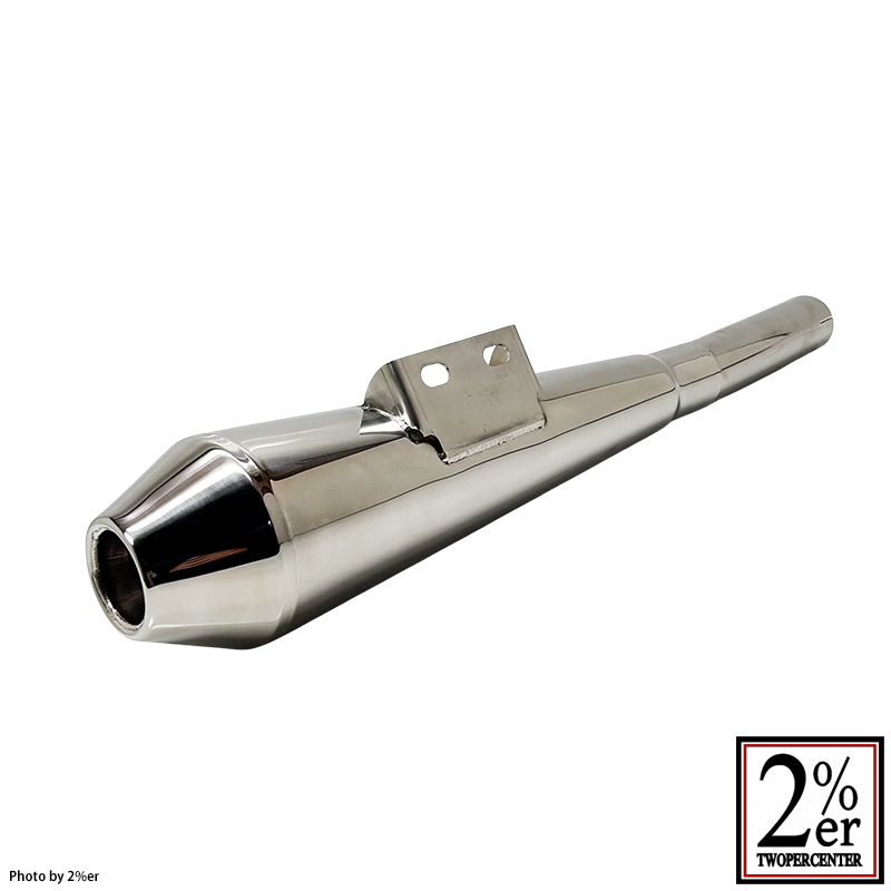 SR400/500 スリップオン メガホンマフラー / 2％er オフィシャルWebstore