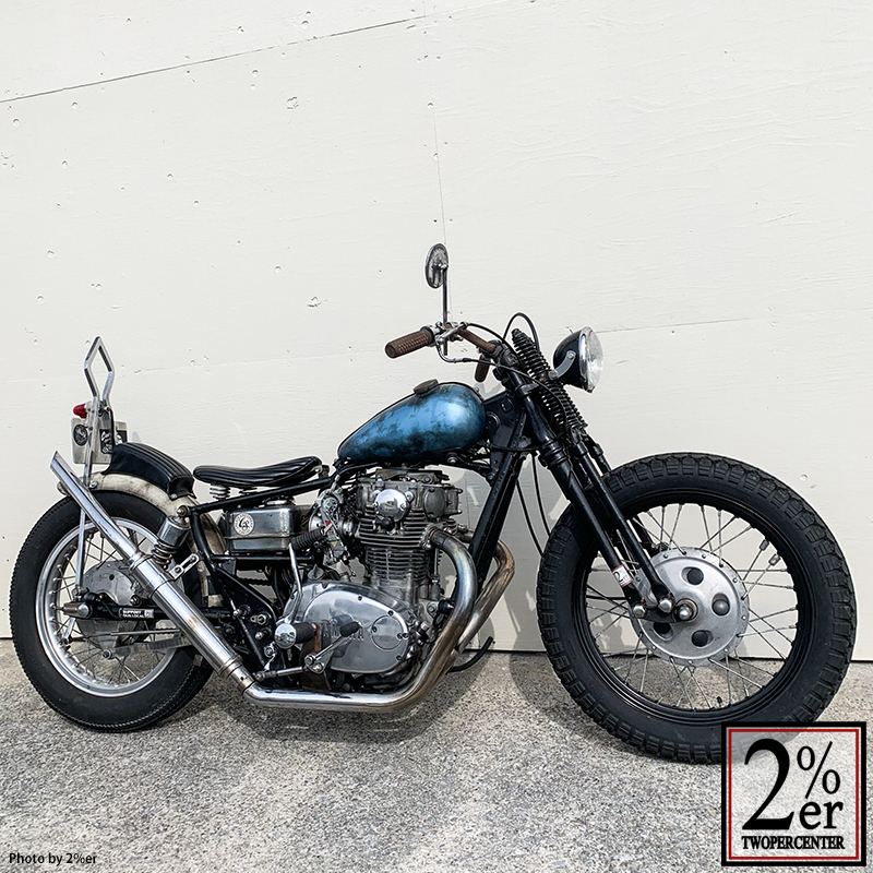 スチールスポーク単品 19インチ SR400/500（ドラム） フロント / 2％er