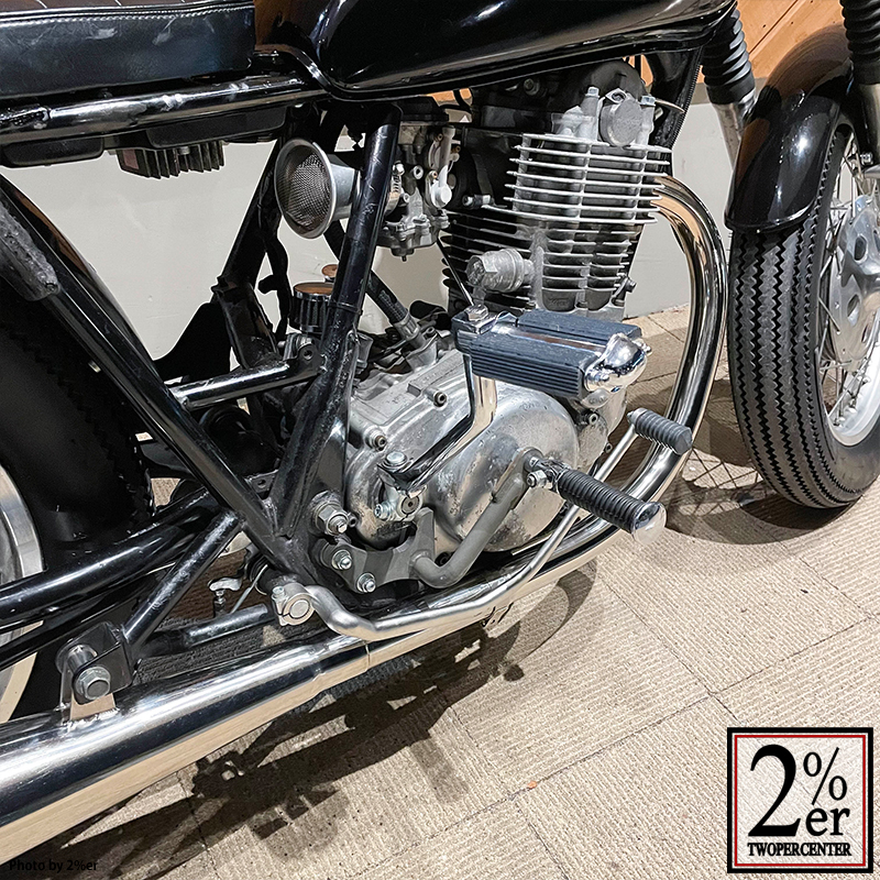 バイシクルキックペダルキット ブラック SR400/500用 / 2％er