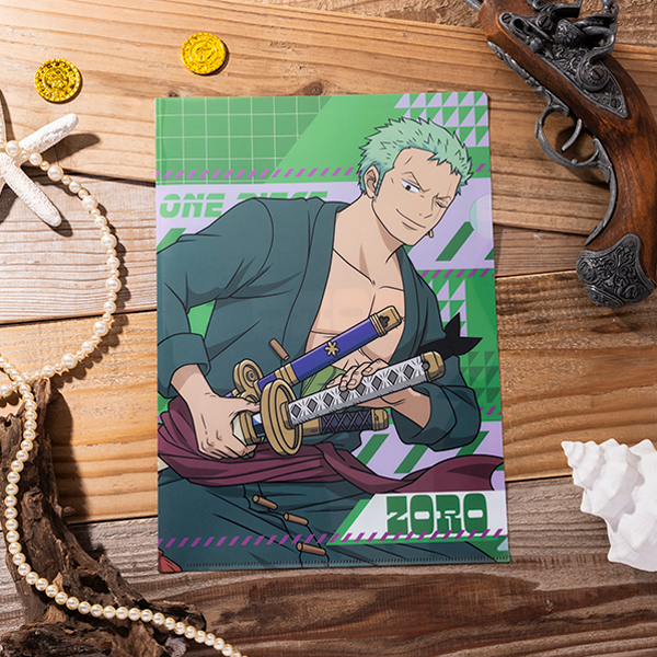 ワンピース】『MUGIWARA STORE ARTS』クリアファイル ゾロ