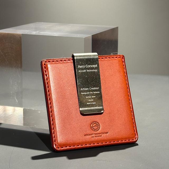 エアロコンセプト】Physique(マネークリップ）牛革｜レッド Brand