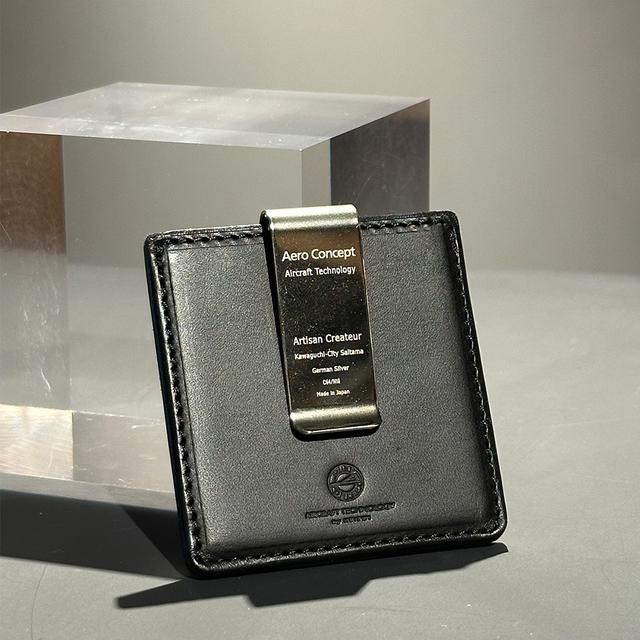 エアロコンセプト】Physique(マネークリップ）牛革｜ブラック Brand