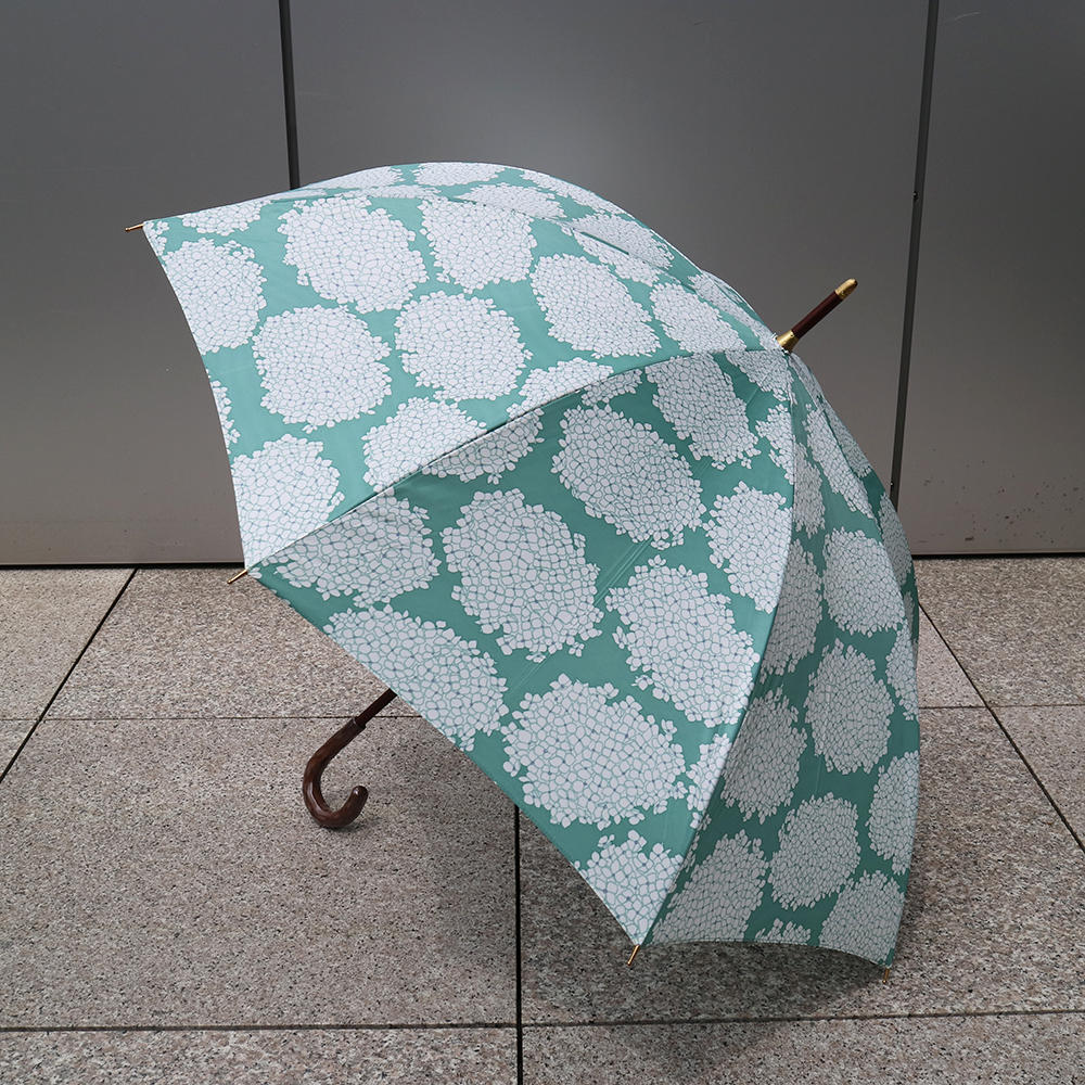 イイダ傘店】 晴雨兼用 あじさい ミドリ -の商品詳細 | 蔦屋書店