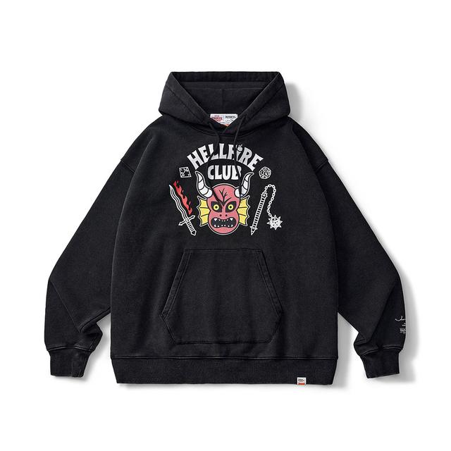 ファイアクラブパーカー ブラック Stranger Things（ストレンジャー