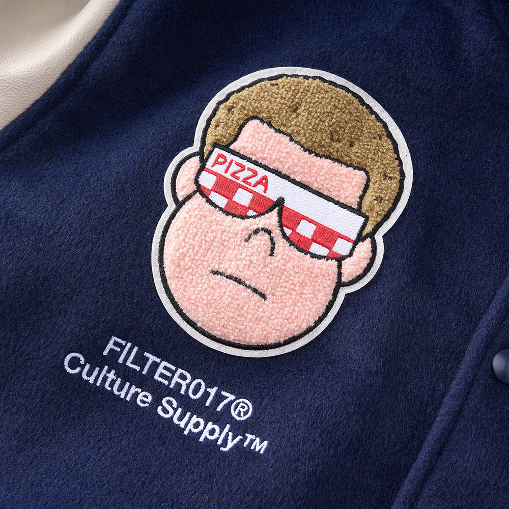 ホーキンススタジャン ダークブルー Stranger Things（ストレンジャー