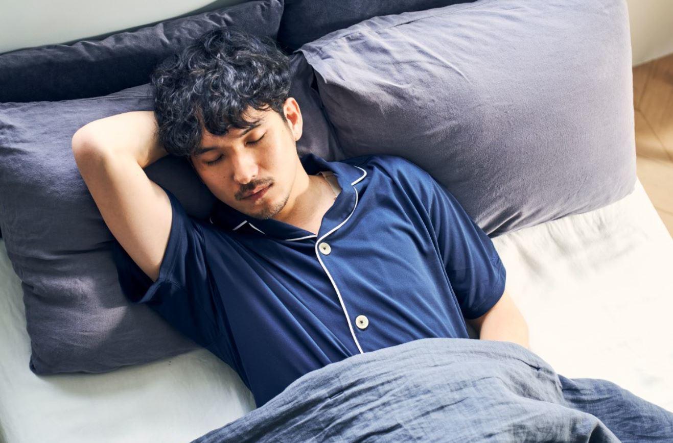 BAKUNE Pajamas（バクネ パジャマ） 半袖 ネイビー Mサイズ -の商品