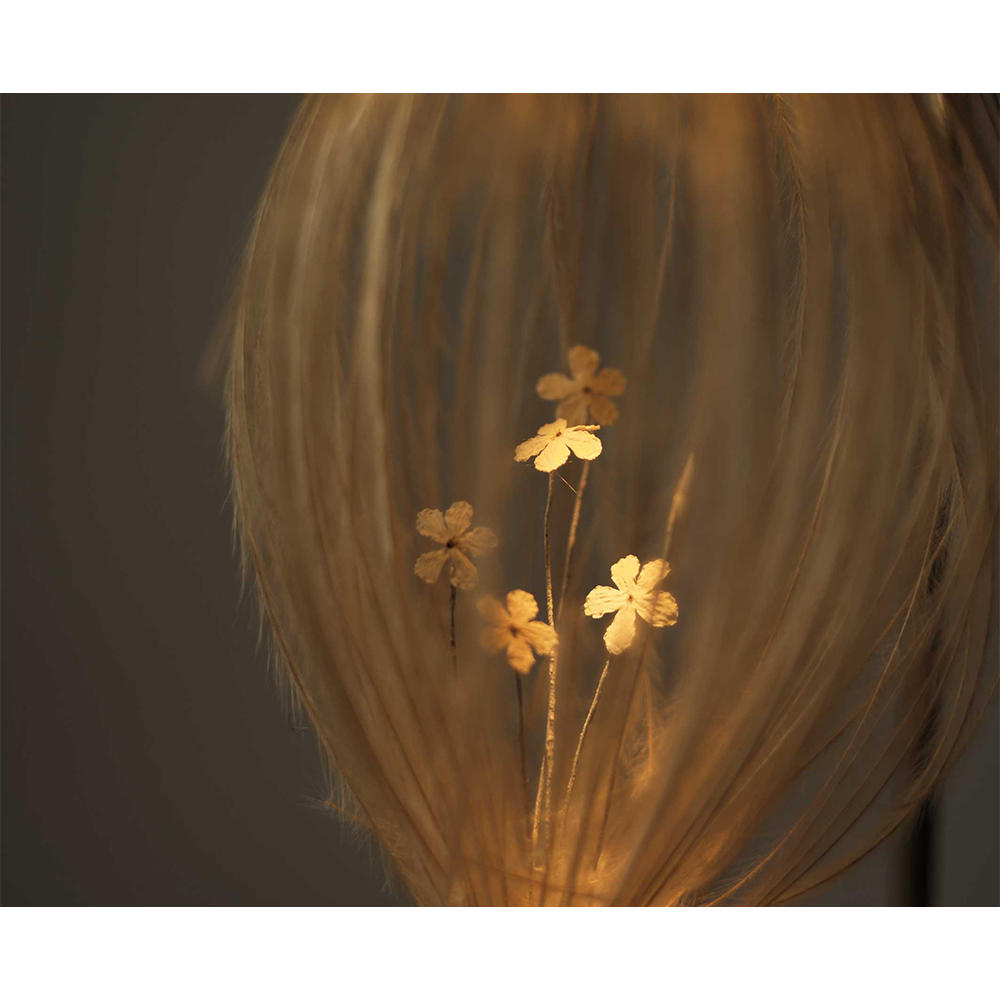 はいいろオオカミ＋花屋 西別府商店】森の小さな灯ⅲ 照明 はいいろ