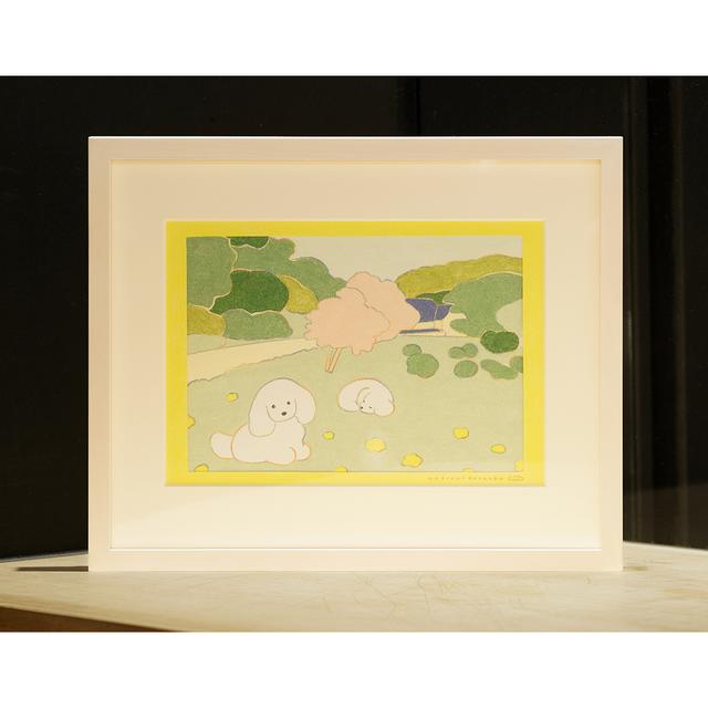 4月上旬頃配送】てらおかなつみ 額装原画01 てらおかなつみ -の商品